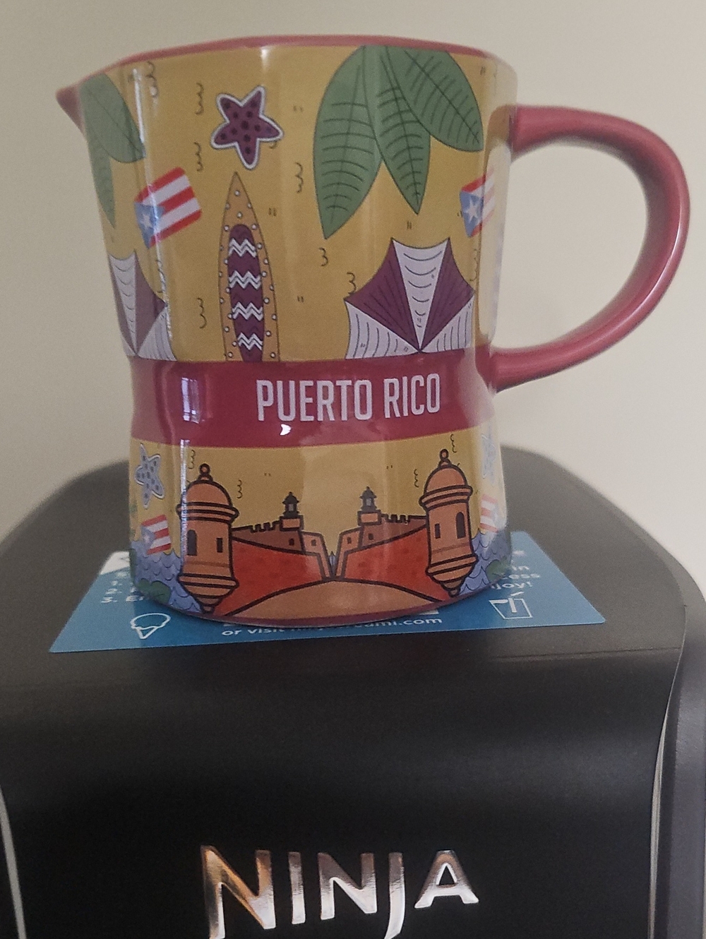 OLD FASHION STYLE COFFE CUP DESIGNED LIKE A COFFEE MAKER FROM THE GOOD OLD DAYS